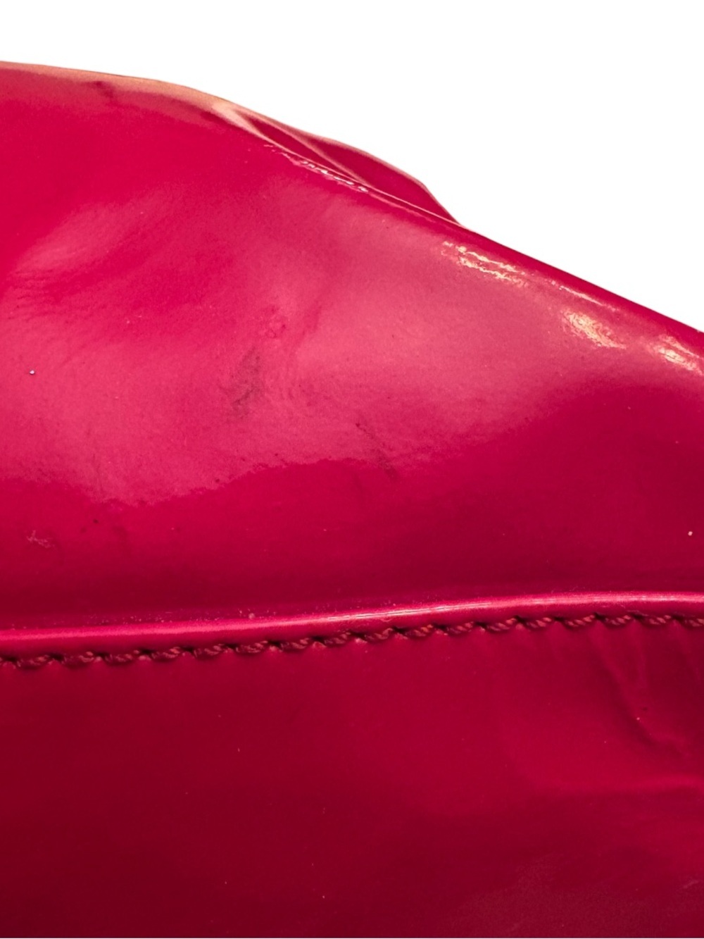 Jimmy Choo Red Rachel Red Patent Leather Shoulder bag - Picture 5 of 12